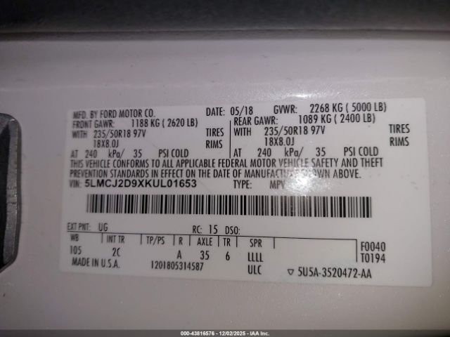 Lincoln MKC Select Image 19