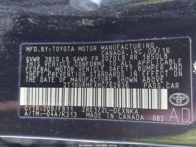 Toyota Corolla Le Image 10