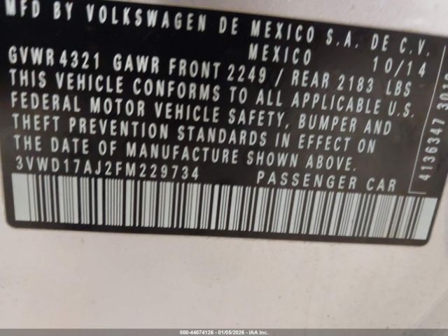 Volkswagen Jetta 1.8t Se Image 12