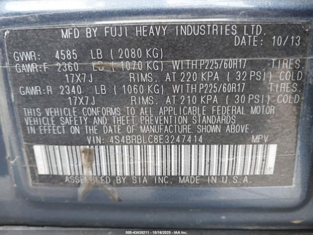 Subaru Outback 2.5i Limited Image 4